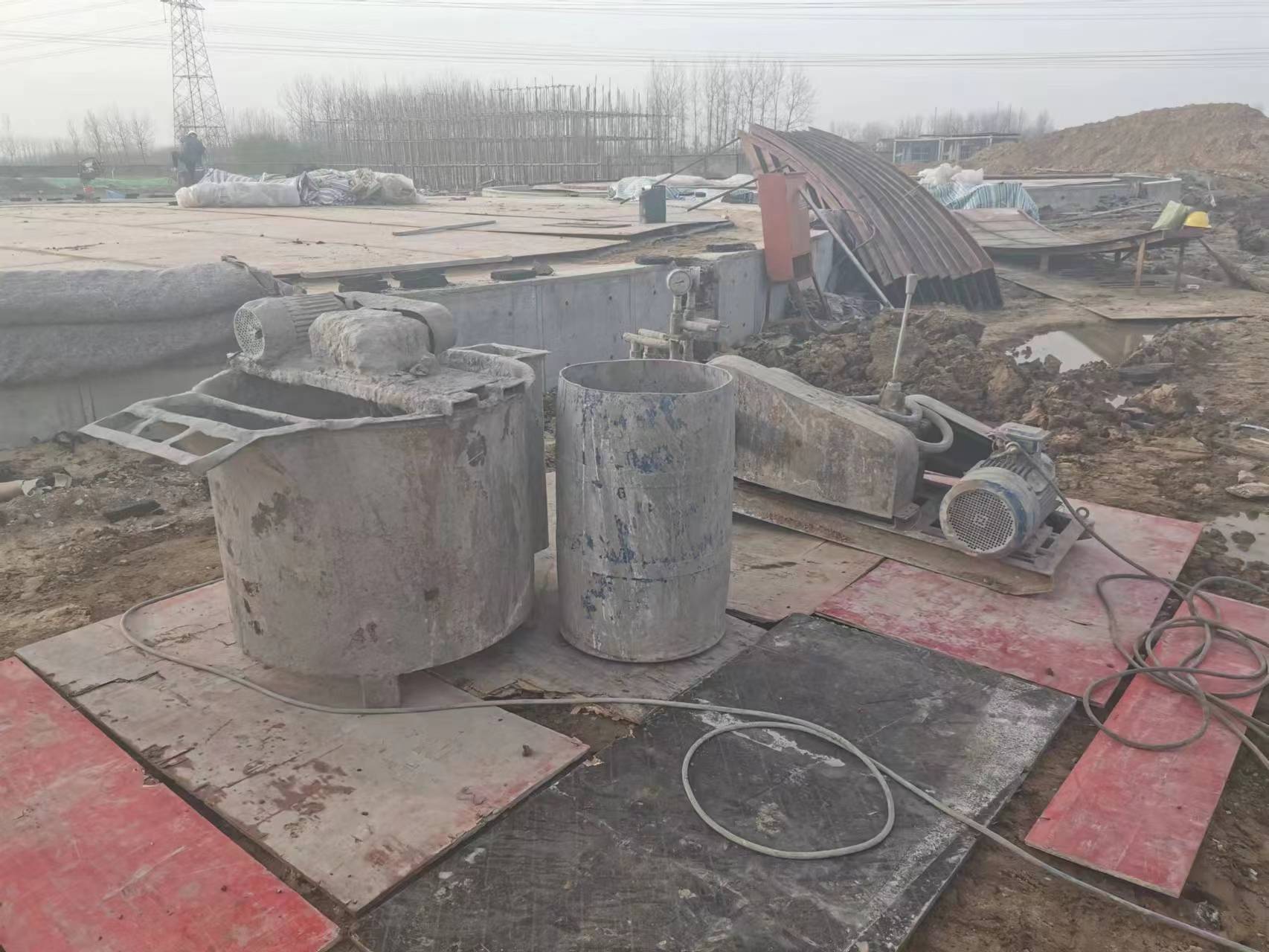 胡市镇设备基础注浆